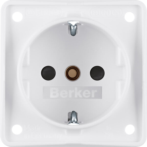 Hager/Berk Schuko-Steckd.pws m.Schraubklemmen 941952502